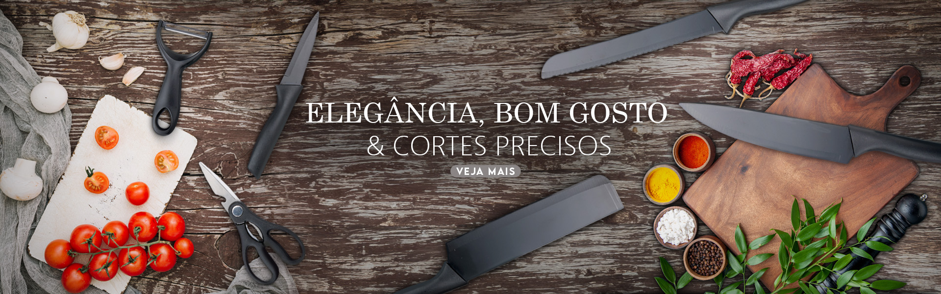 Banner cozinha preta